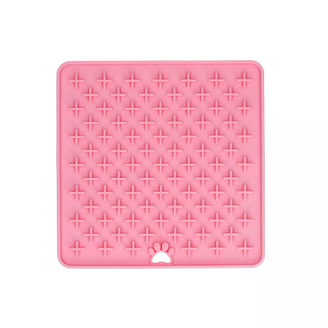 Lick Mat Cross - rosa