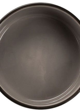Trixie Miska ceramiczna czarna w szare łapki 1,4L/20cm [TX-24533]