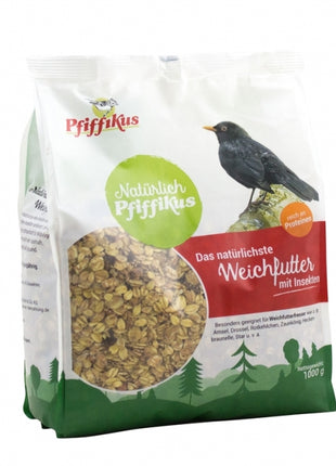 Natürlich Pfiffikus Weichfutter mit Insekten 1kg